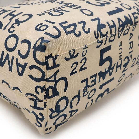 Chanel Canvas Logo Tote Bag - Picture 3 of 8